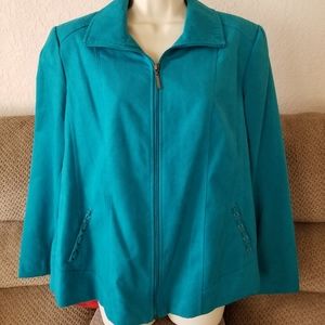 Allison Daley Faux Suede Jacket